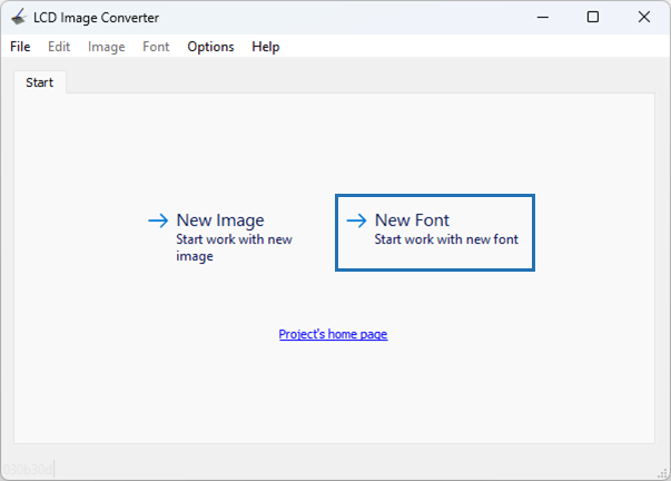 Create New Font
