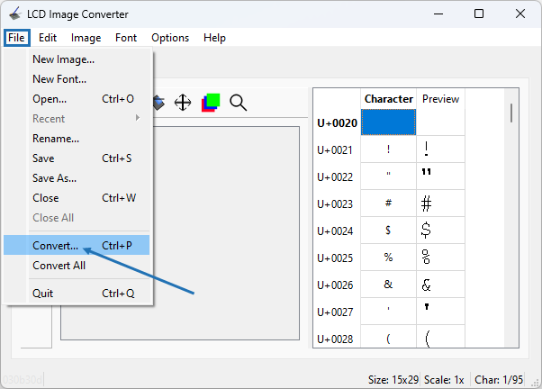 Create New Font Convert