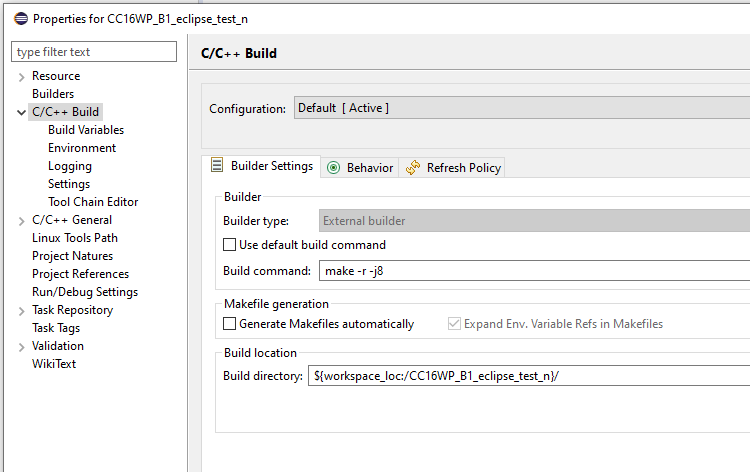 Builder settings builder_settings